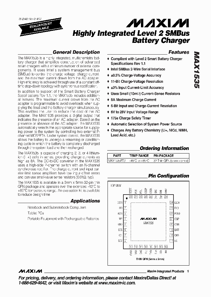 MAX1535-MAX1535ETJ_990059.PDF Datasheet