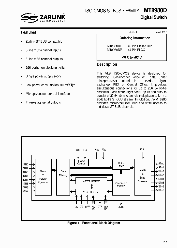 MT8980DE_992642.PDF Datasheet
