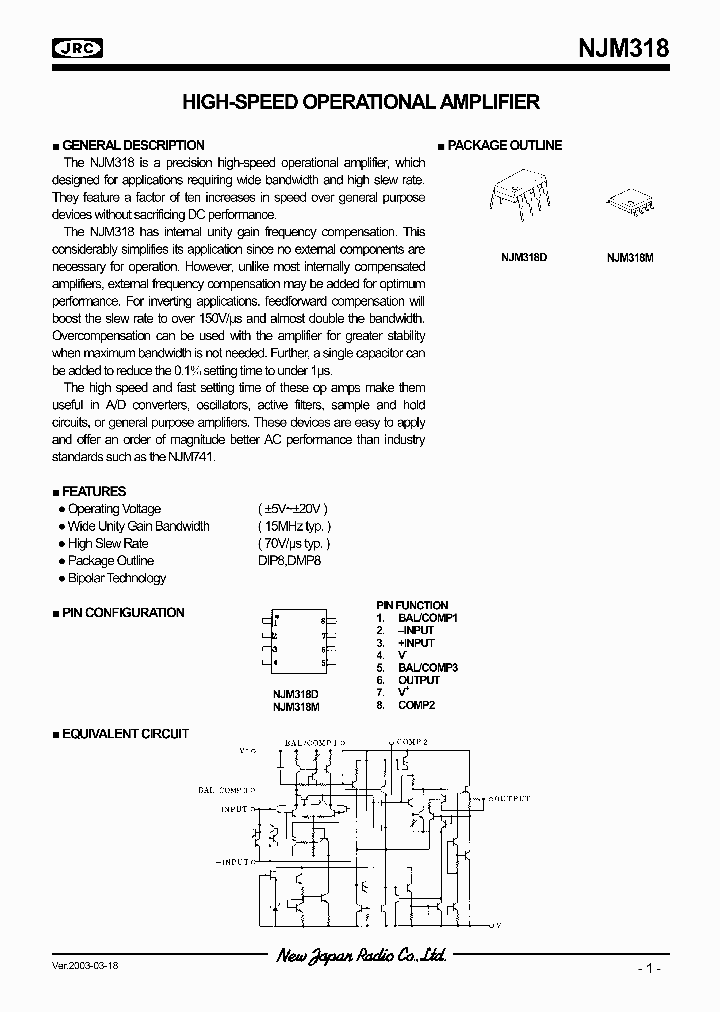 NJM318_993179.PDF Datasheet