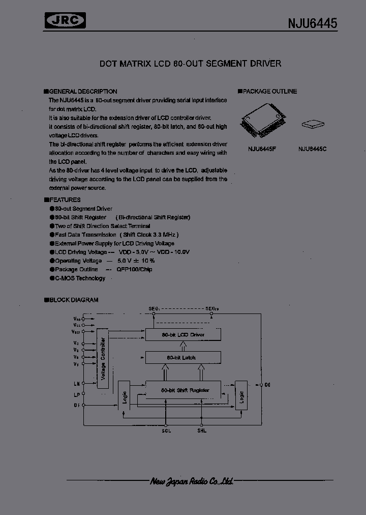 NJU6445_993261.PDF Datasheet