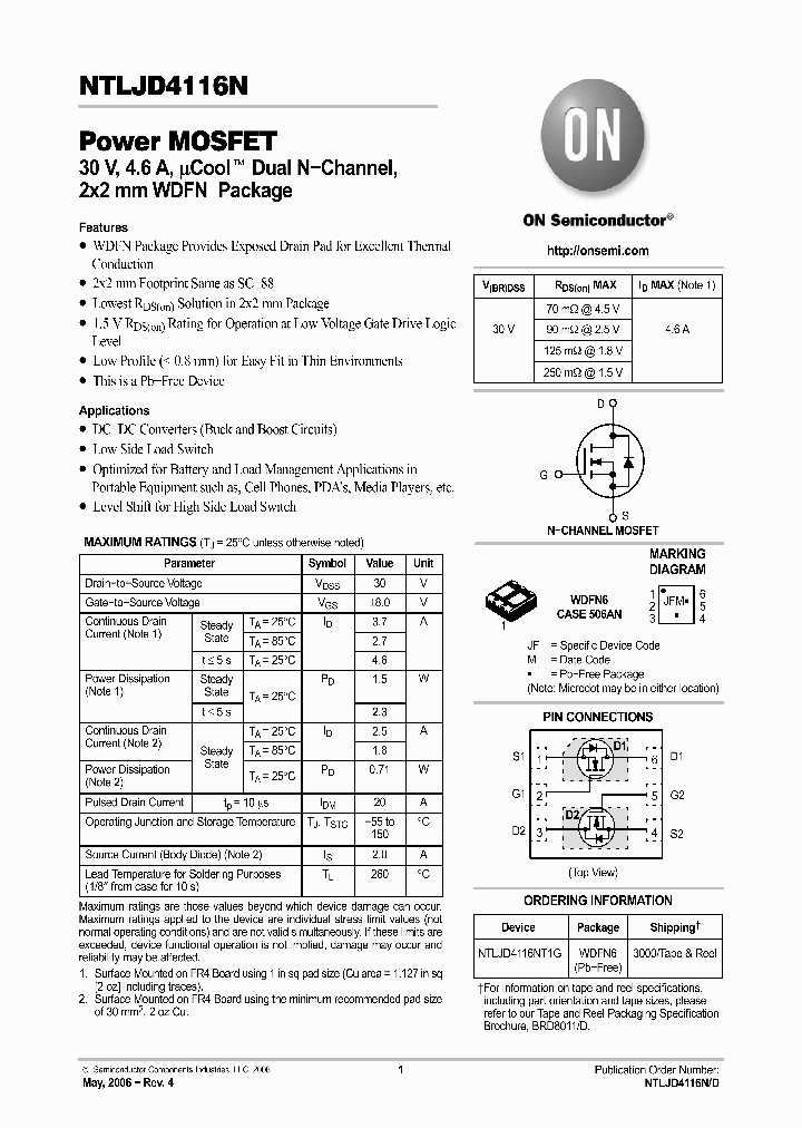 NTLJD4116N_994592.PDF Datasheet