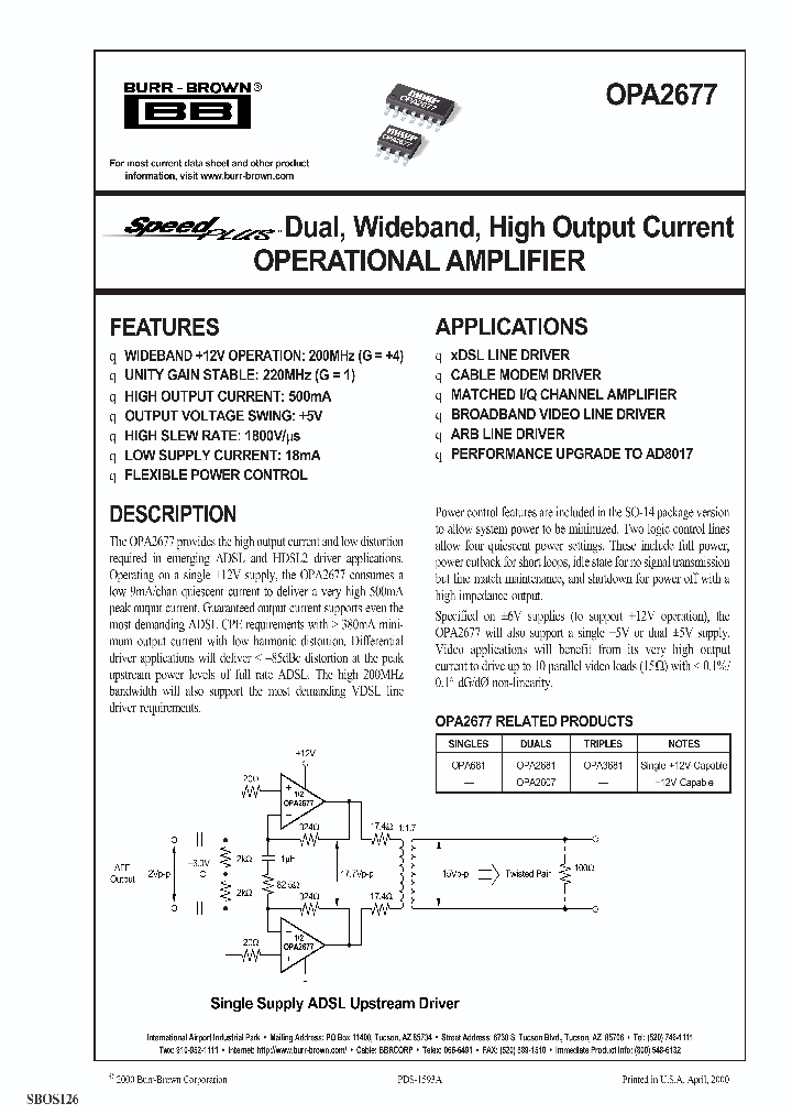 OPA2677_997719.PDF Datasheet