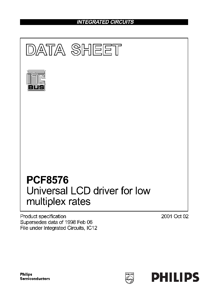 PCF85764_998097.PDF Datasheet