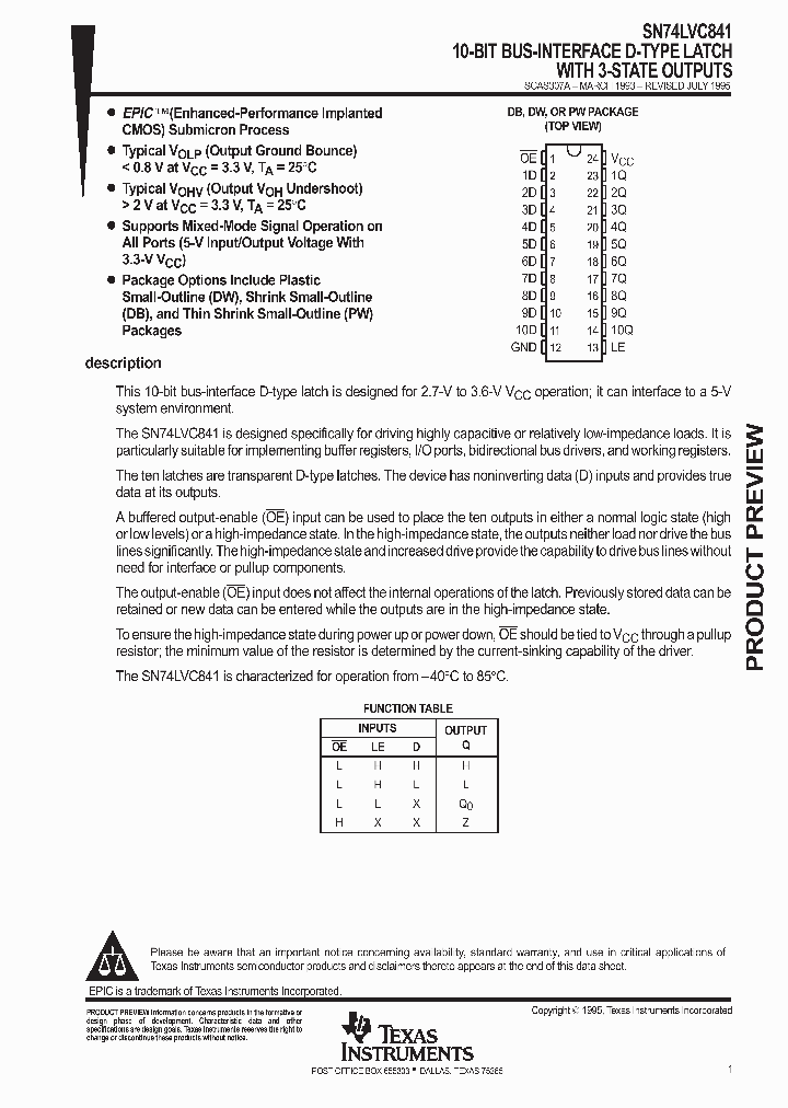 SCAS307A_999830.PDF Datasheet
