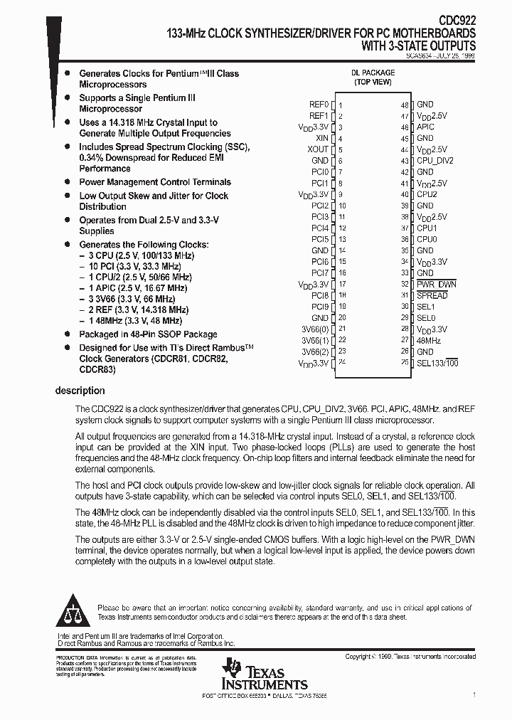 SCAS634_1000007.PDF Datasheet