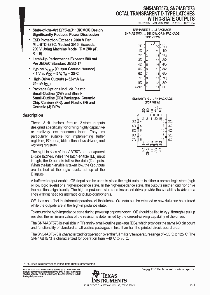 SCBS190A_1000201.PDF Datasheet