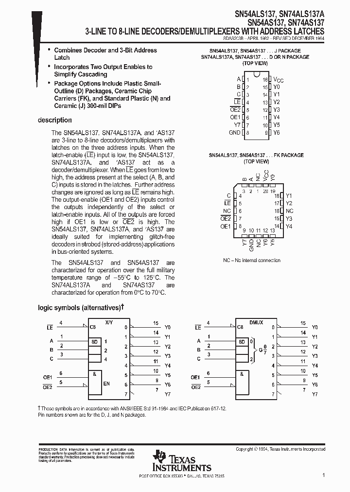 SDAS203B_1001544.PDF Datasheet
