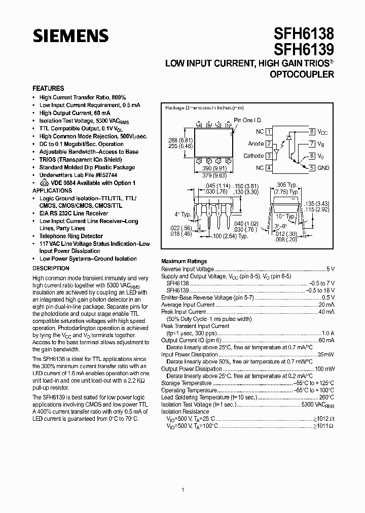 SFH6138_1002028.PDF Datasheet