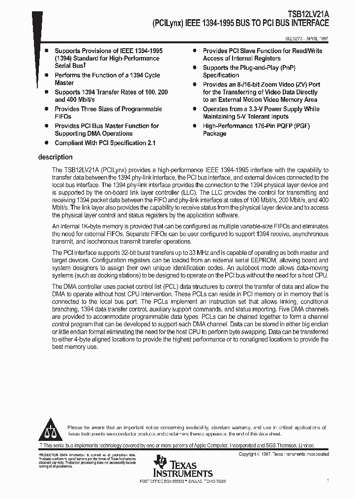 SLLS273_1002787.PDF Datasheet