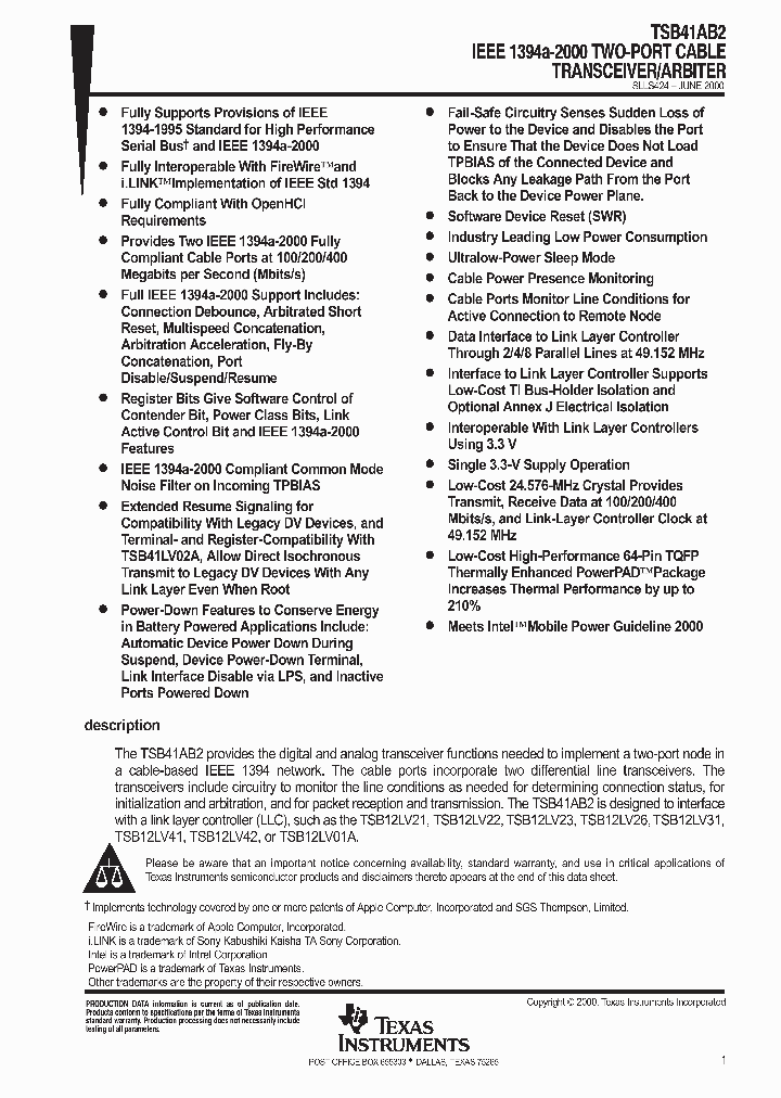 SLLS424_1002889.PDF Datasheet