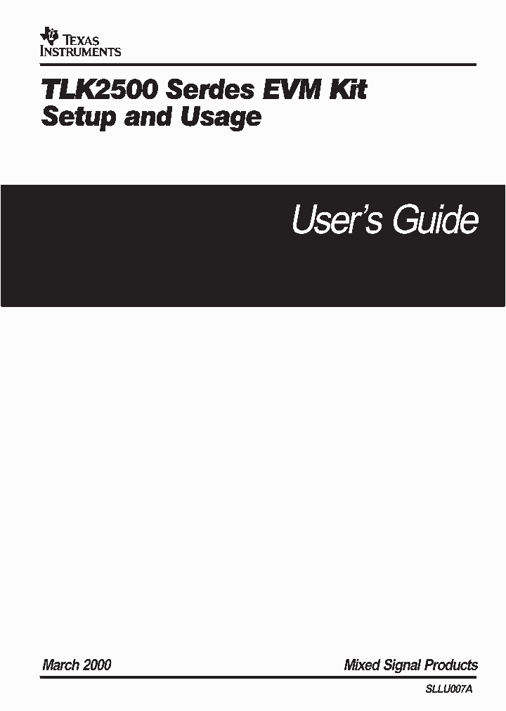 SLLU007A_1002899.PDF Datasheet