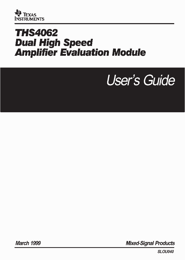 SLOU040_1003104.PDF Datasheet