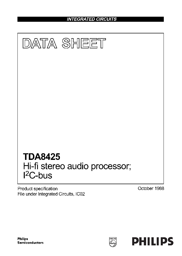 TDA8425_837920.PDF Datasheet