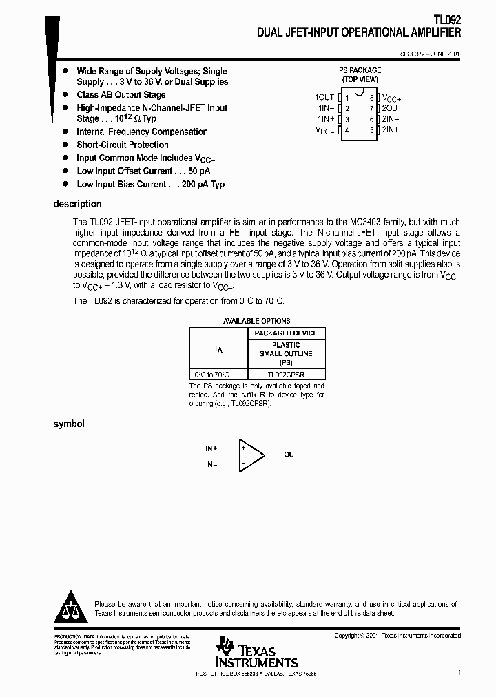 TL092_1005516.PDF Datasheet