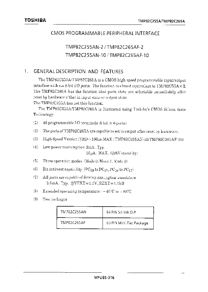 TMP82C26_1005836.PDF Datasheet