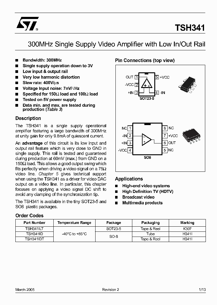 TSH341_1006270.PDF Datasheet