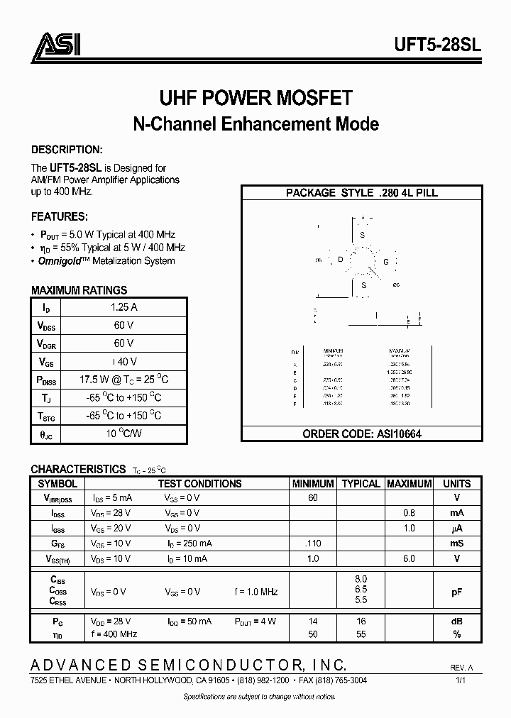 UFT528SL_1006790.PDF Datasheet