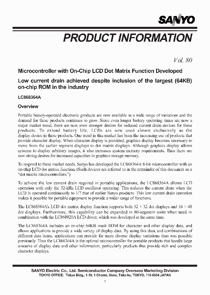 VOL80_1007124.PDF Datasheet