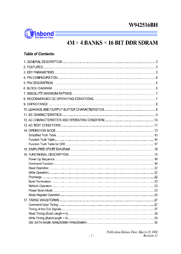 W942516BH_1007592.PDF Datasheet