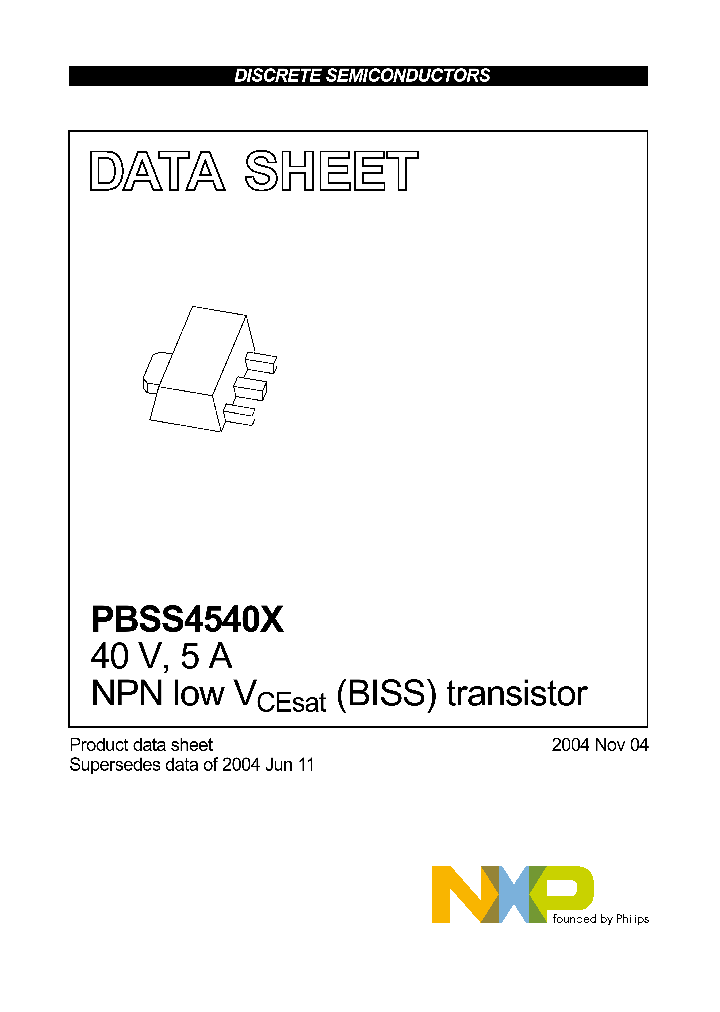 PBSS4540X_4924517.PDF Datasheet