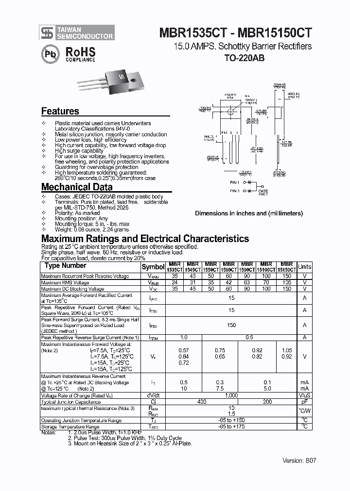 MBR1550CT_4932084.PDF Datasheet