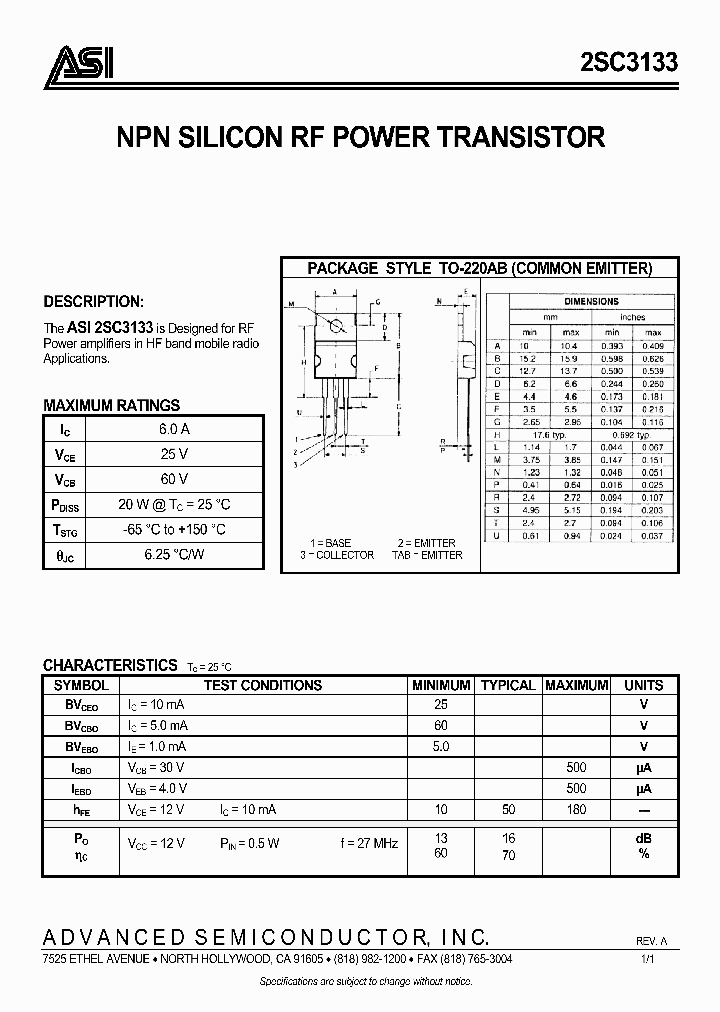 2SC3133_4936403.PDF Datasheet