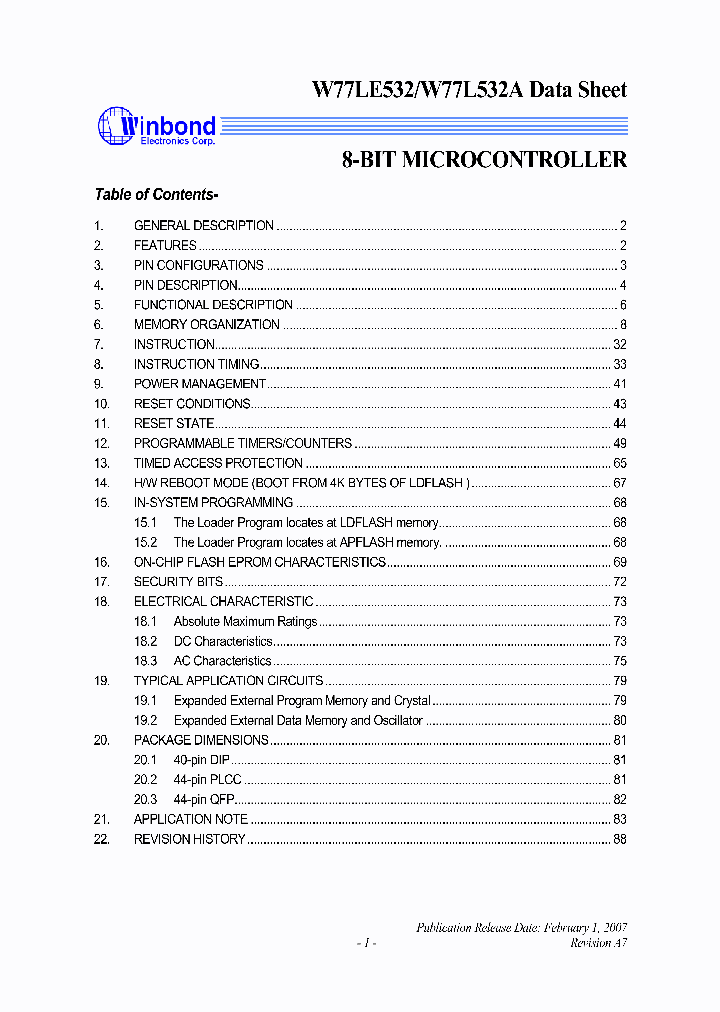 W77L532A25DL_4943303.PDF Datasheet