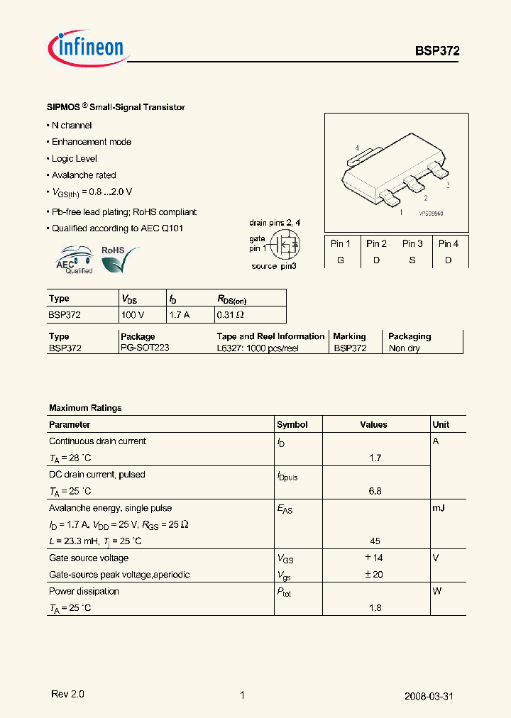 BSP372_4951878.PDF Datasheet