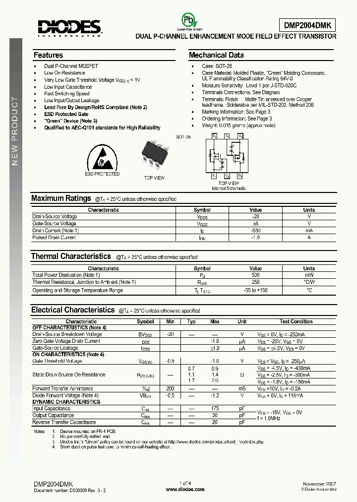 DMP2004DMK_4952426.PDF Datasheet