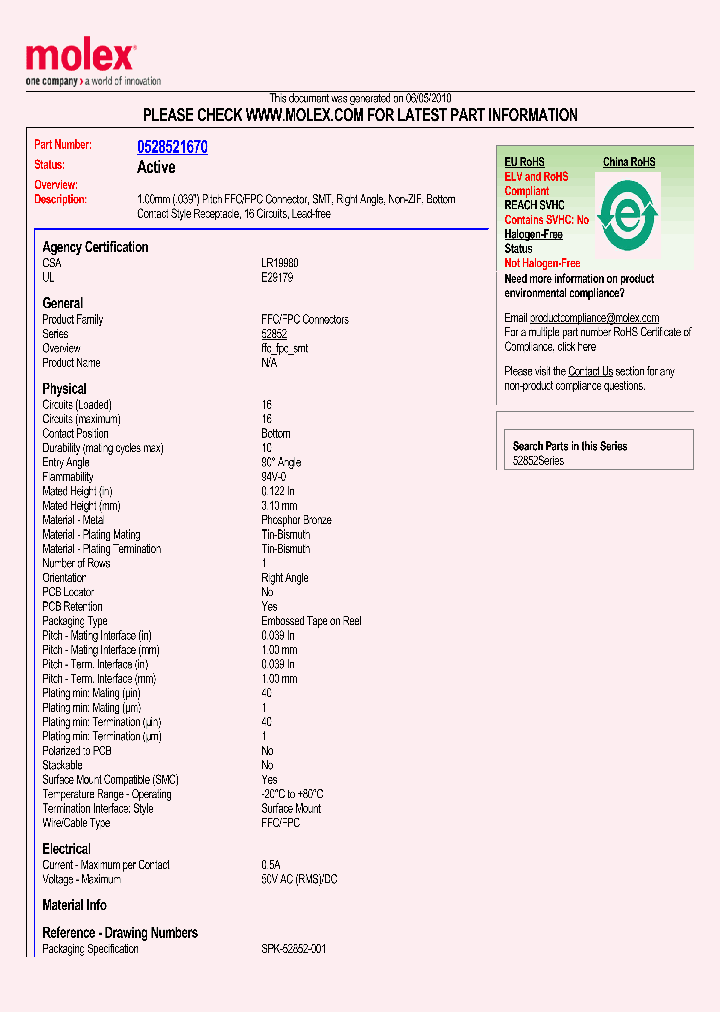 0528521670_4953427.PDF Datasheet