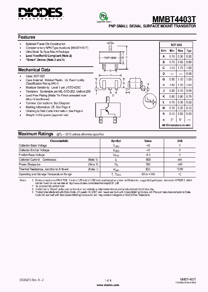 MMBT4403T2_4954462.PDF Datasheet