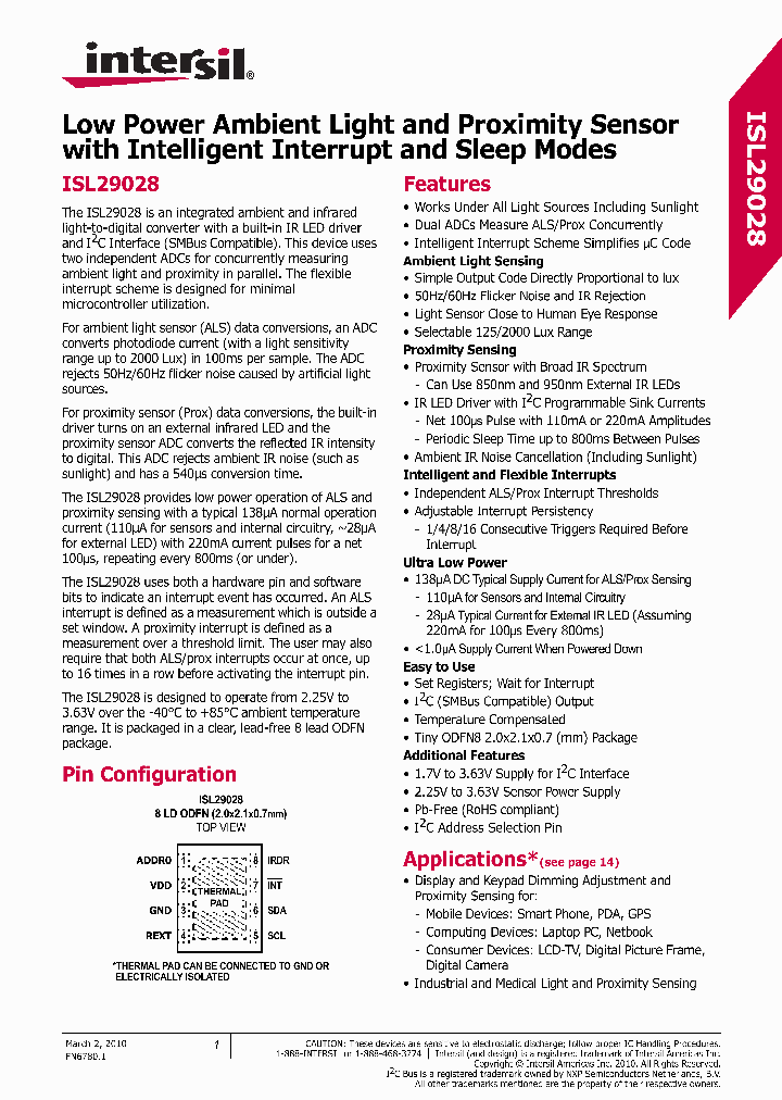 ISL29028IROZ-T7_4955291.PDF Datasheet