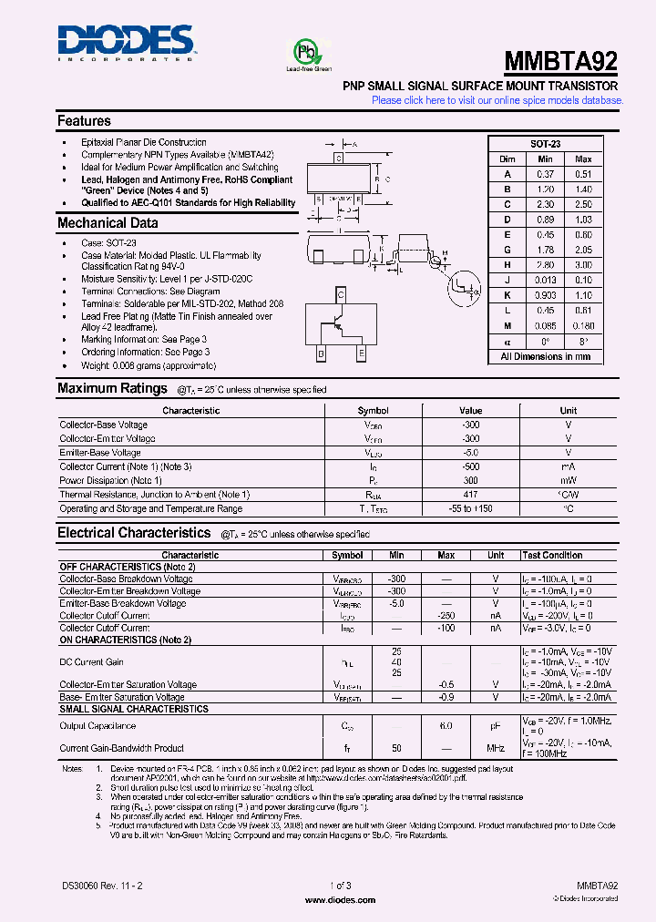 MMBTA922_4957294.PDF Datasheet