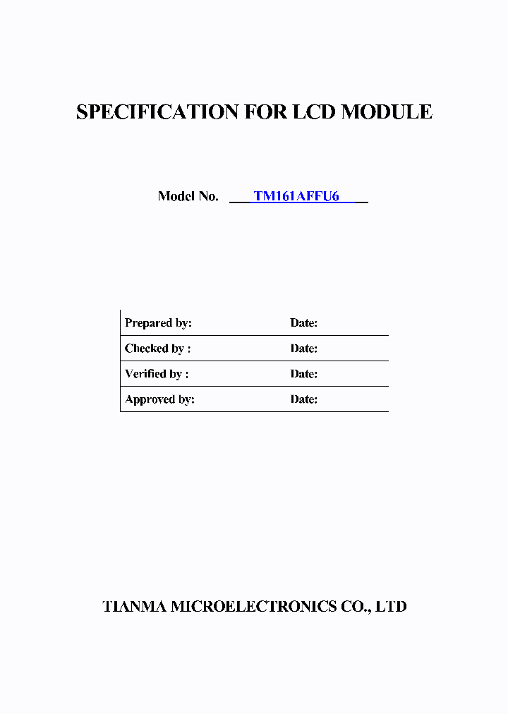 TM161AFFU6_4957895.PDF Datasheet