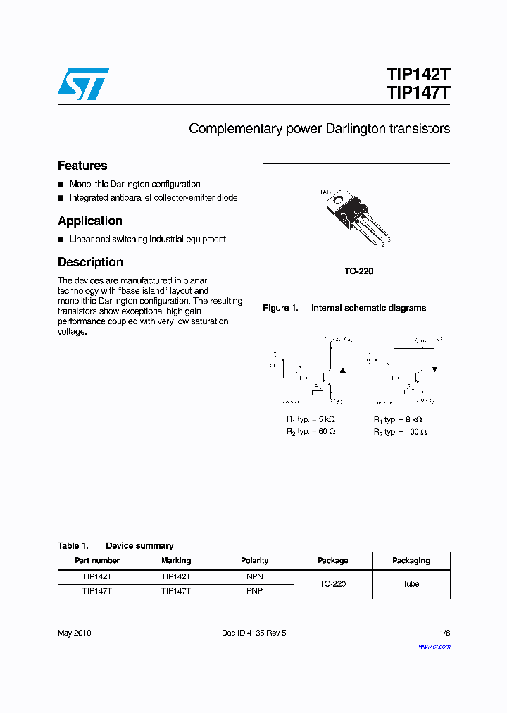 TIP142T10_4959406.PDF Datasheet