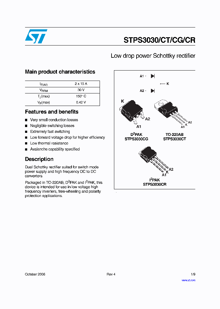 STPS3030_4962005.PDF Datasheet