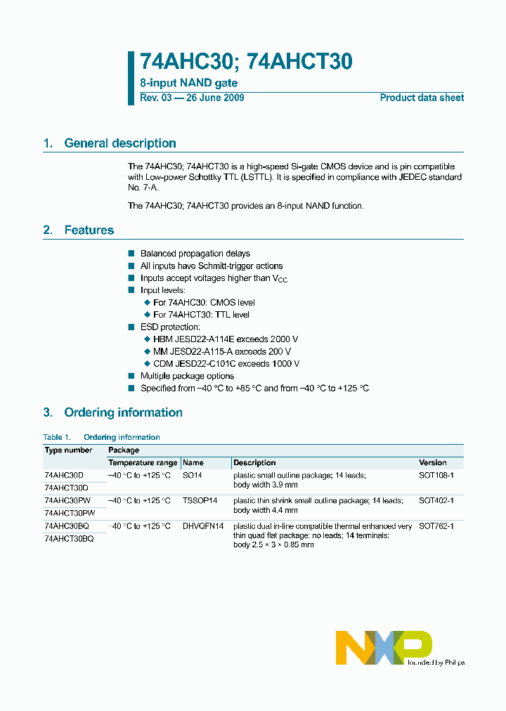 74AHCT30_4963240.PDF Datasheet