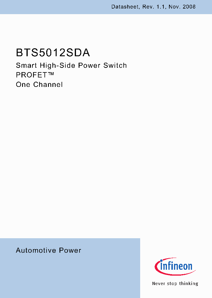 BTS5012SDA_4971501.PDF Datasheet