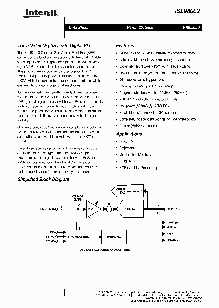 ISL98002CRZ-170_4972946.PDF Datasheet