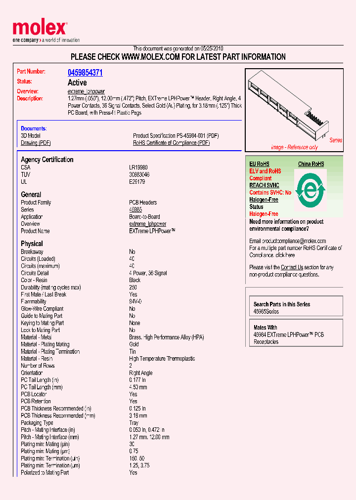 45985-4371_4981302.PDF Datasheet