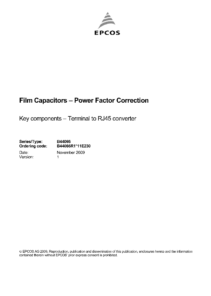 B44066R1611E230_4982637.PDF Datasheet