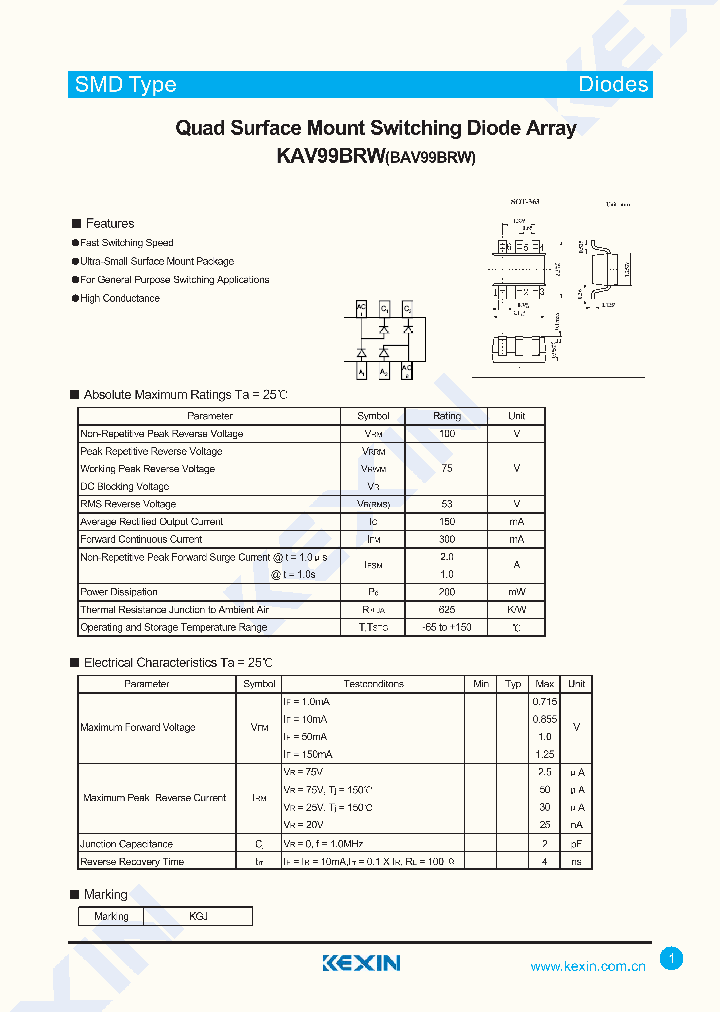 KAV99BRW_4985099.PDF Datasheet