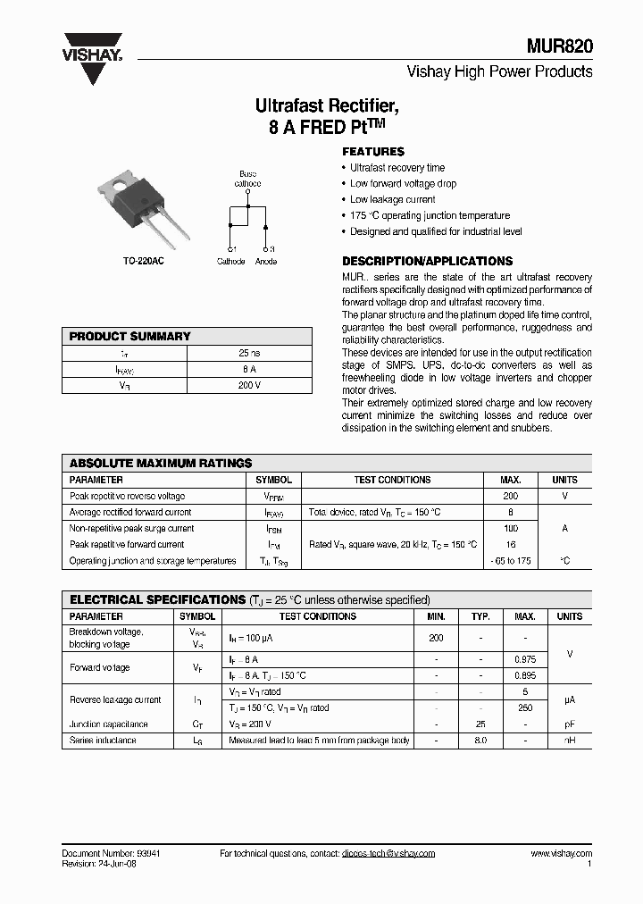 MUR820_4985692.PDF Datasheet