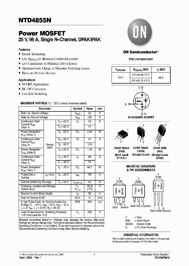 NTD4855N-1G_4992991.PDF Datasheet