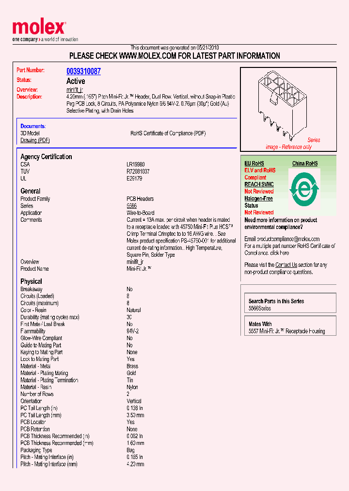 39-31-0087_4995031.PDF Datasheet