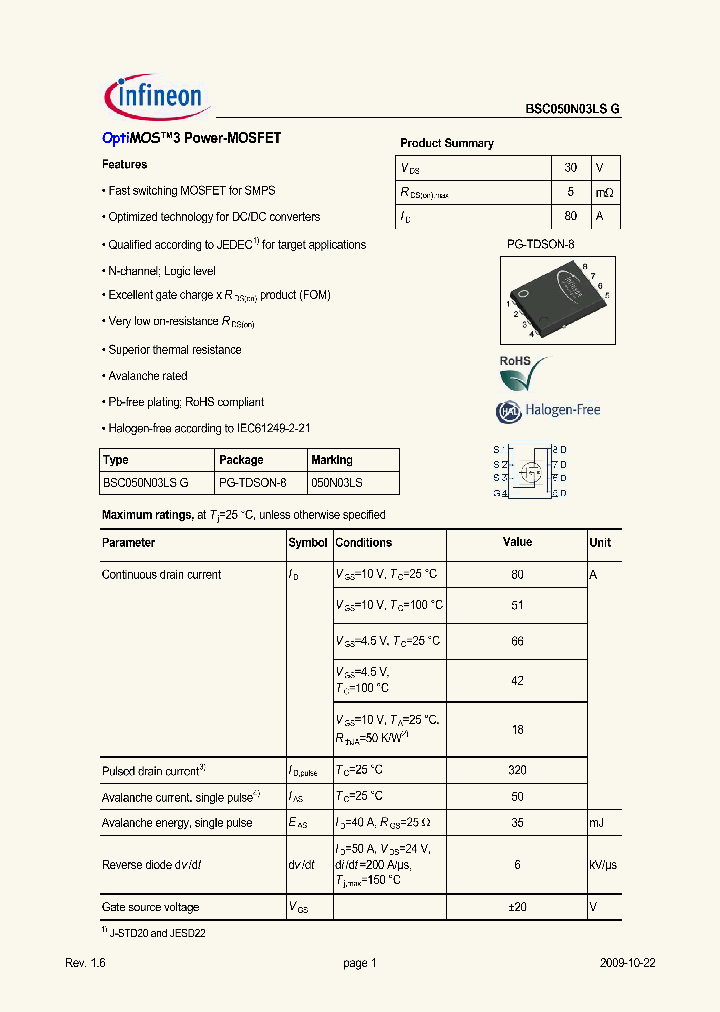 BSC050N03LSG_4995162.PDF Datasheet