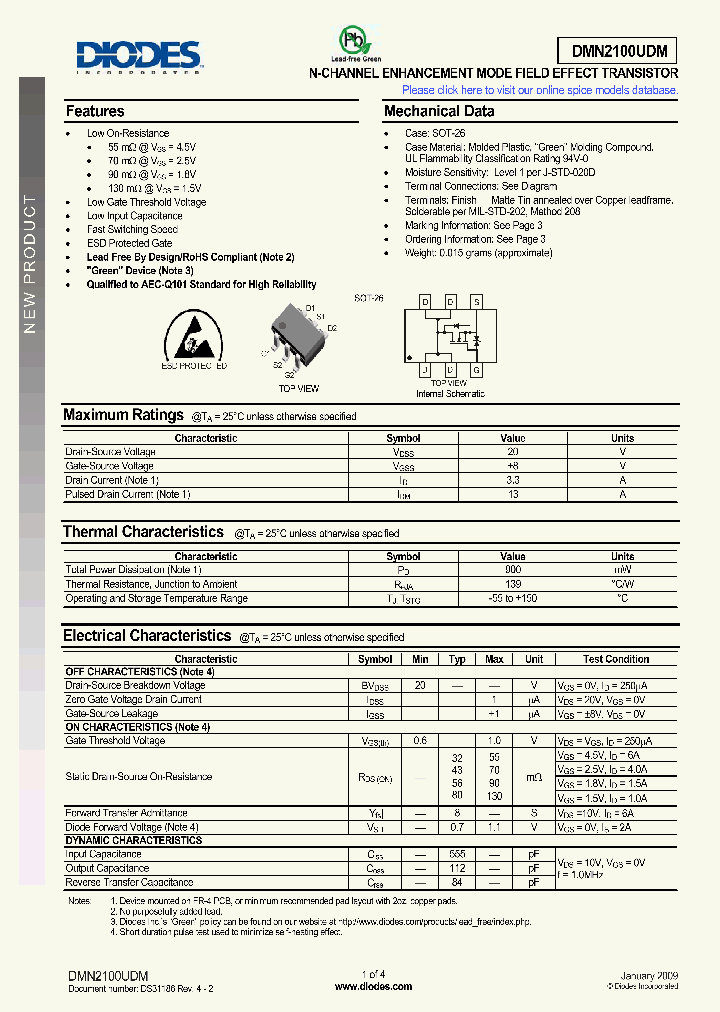 DMN2100UDM_4997091.PDF Datasheet