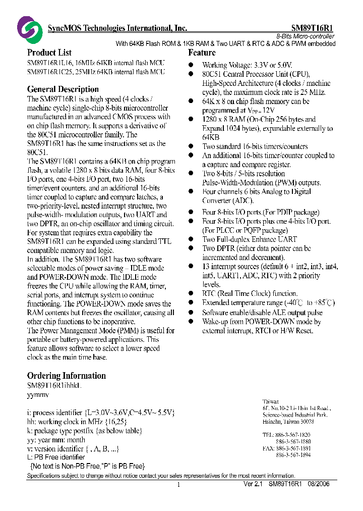 SM89T16R1_4997613.PDF Datasheet