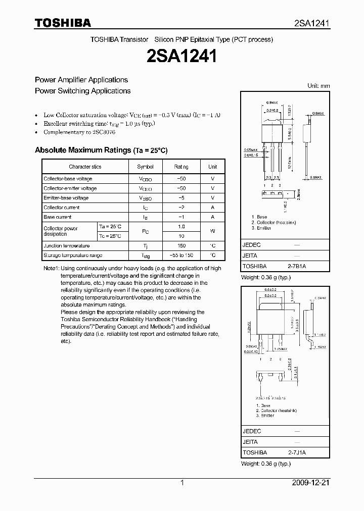 2SA1241_4998468.PDF Datasheet