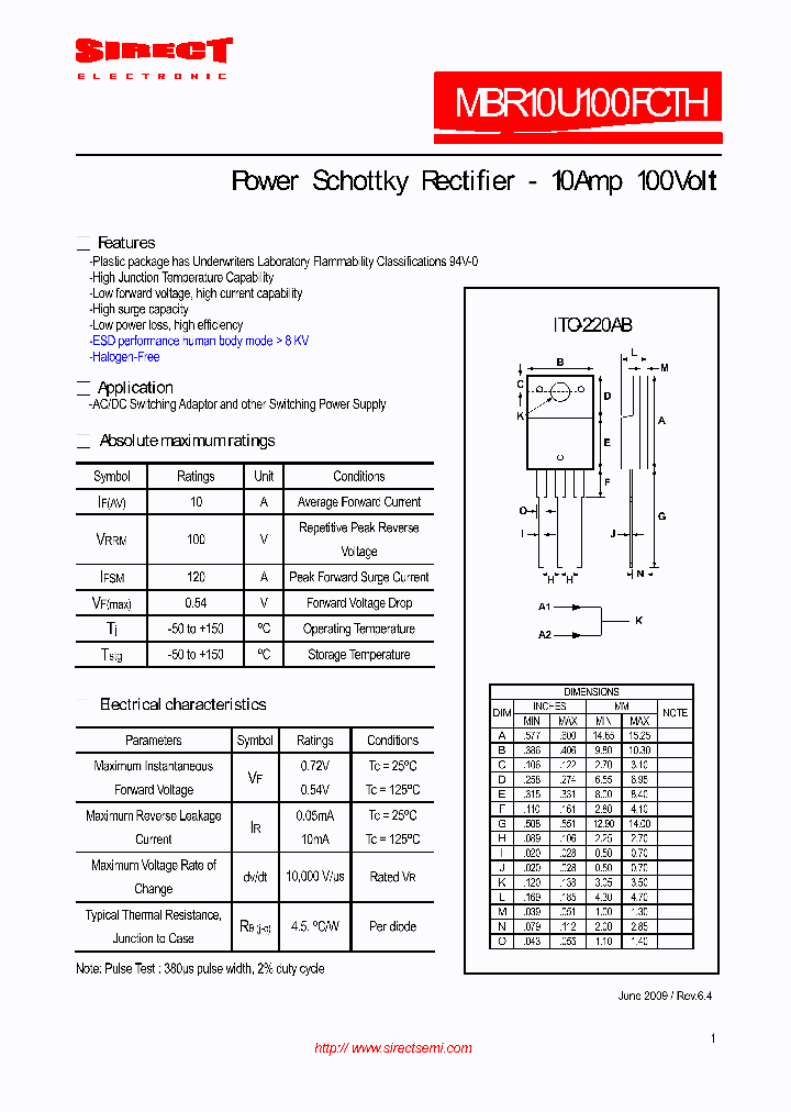 MBR10U100FCTH_4999015.PDF Datasheet